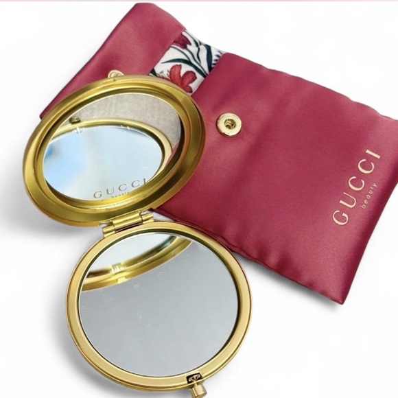 Gucci Gold Floral Beauty Compact Mirror - Picture 3 of 5